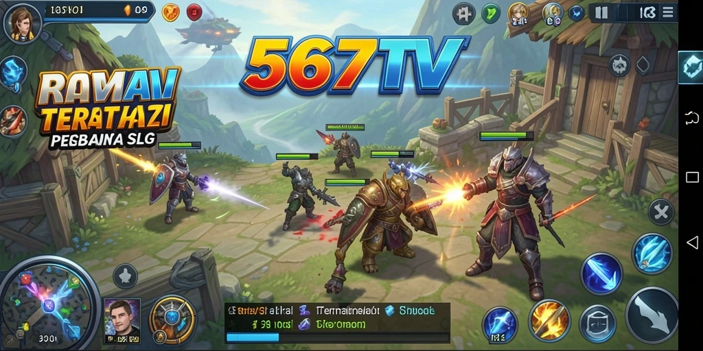 Tampilan utama gameplay 567TV yang menantang dan seru.