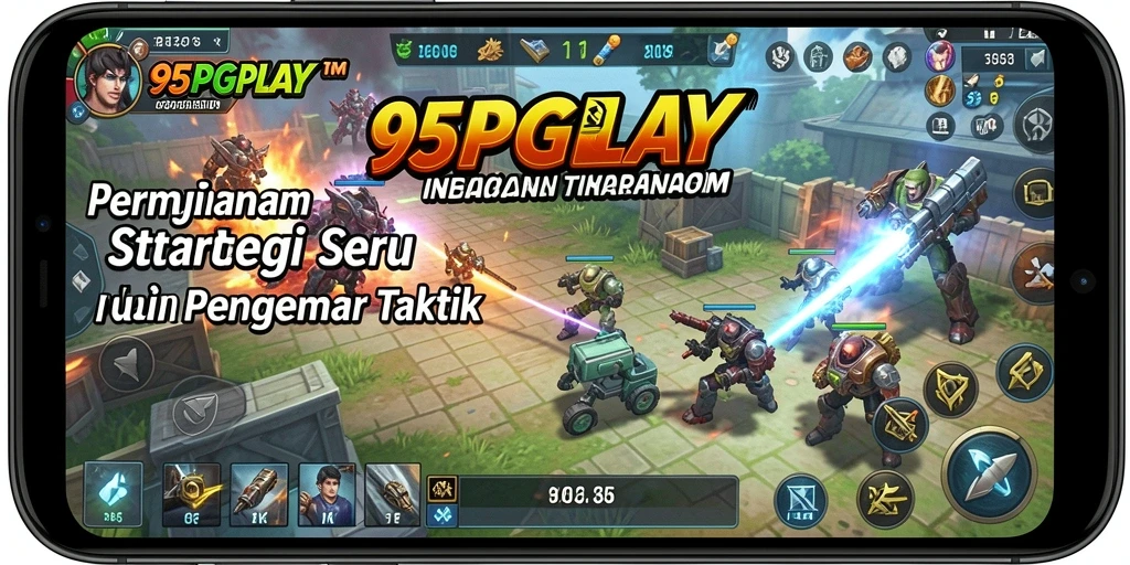 Tampilan gameplay seru di 95PGPLAY dengan berbagai strategi militer.