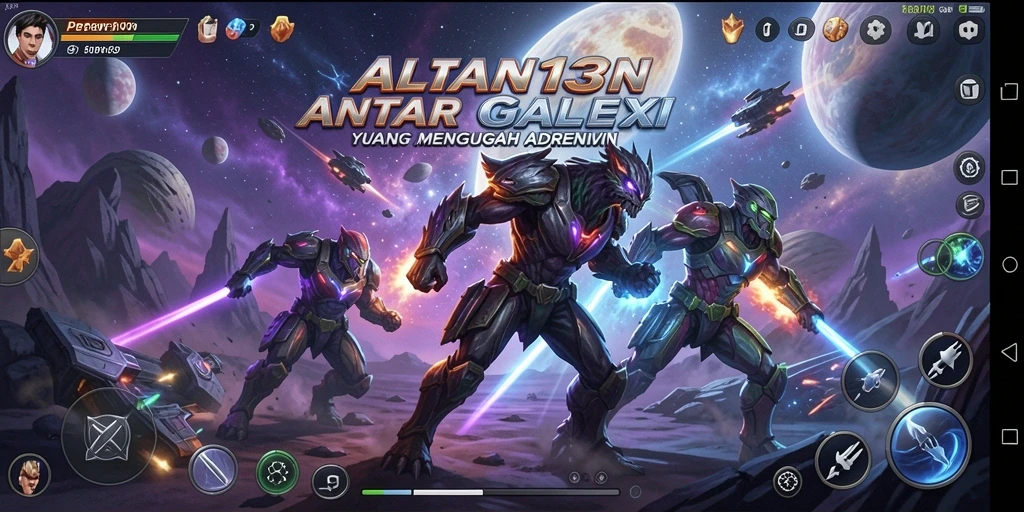Tangkapan layar gameplay ALIEN138 menunjukkan pertempuran seru antar alien.