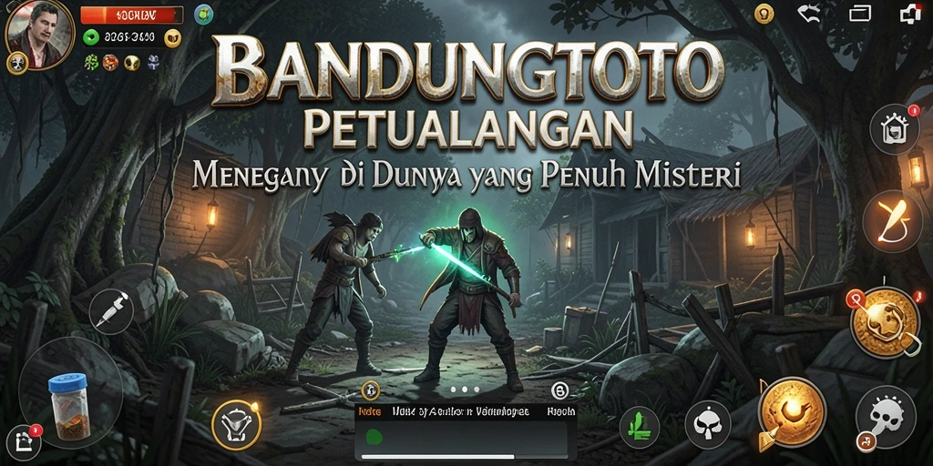 Tampilan gameplay menegangkan dari BANDUNGTOTO di dunia petualangan.