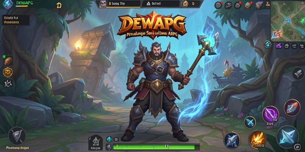 Tampilan gameplay DEWAPG yang menegangkan dan memukau.