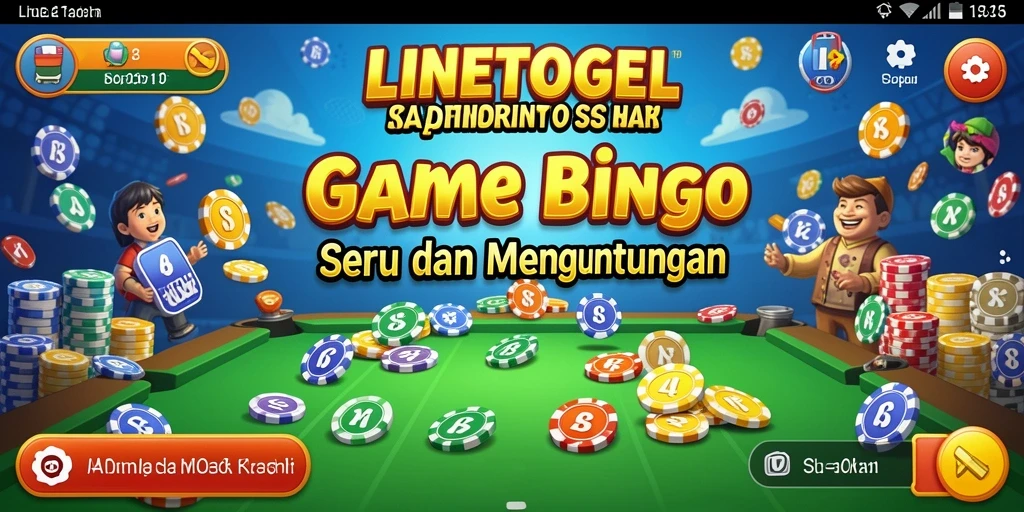 Tangkapan layar game Bingo LINETOGEL yang seru dan interaktif.