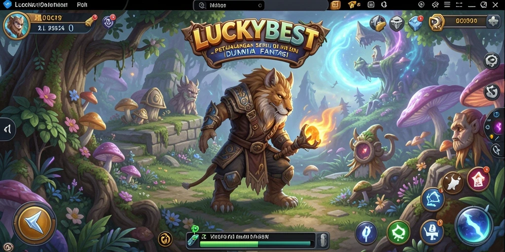 Tampilan gameplay LUCKYBEST yang menawan dan penuh aksi.