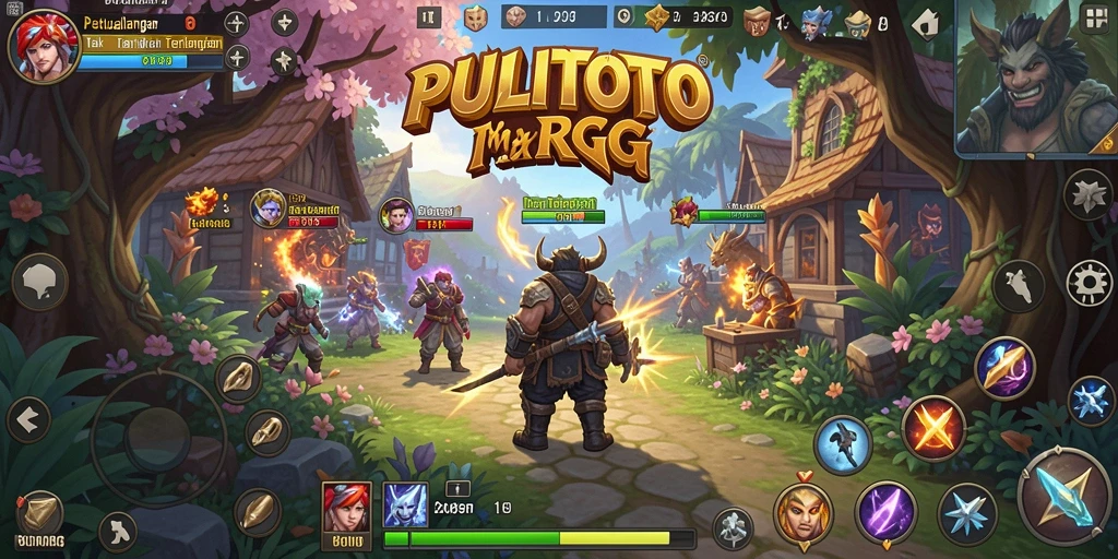 Screenshot gameplay RPG PULITOTO yang menampilkan aksi petualangan seru.