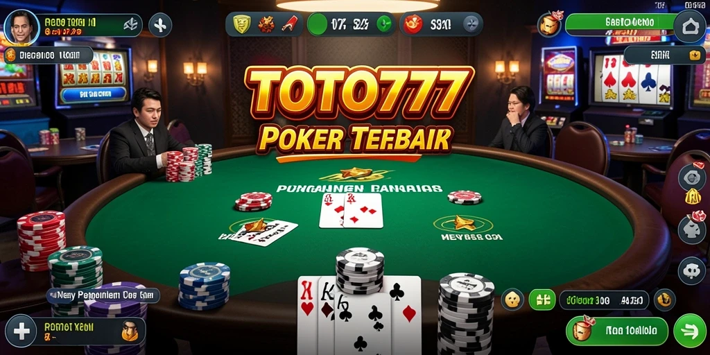 Gameplay TOTO777 yang mendebarkan dalam permainan Poker.