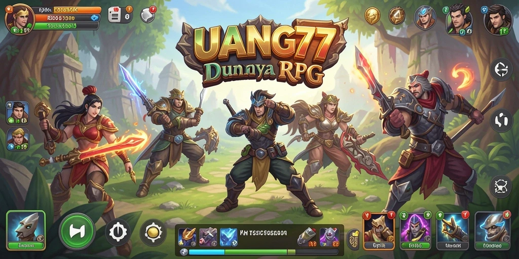 Tampilan epik gameplay UANG77 yang menakjubkan.